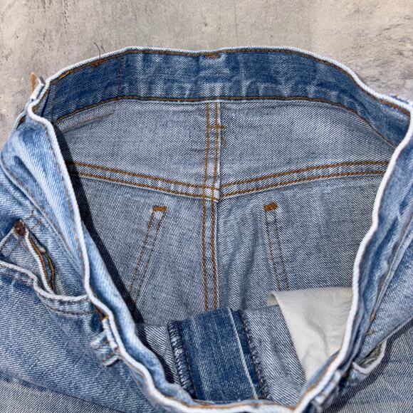 vintage Levi's 527 jeans Orange Tab Talon Zipper Great britain rare Wisker Fade - Picture 10 of 11